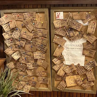 Pay it forward board