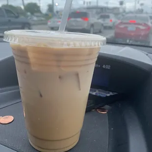 Honey lavender latte