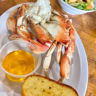 Saturday is crab dinner special $25, delicious!!