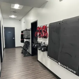Inside equipment area