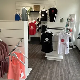 Inside , retail space