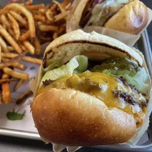 The Pure Burger with extra pickles