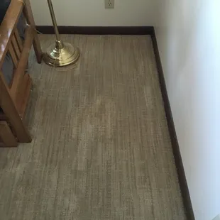 After Picture of a coffee spill.