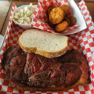 The Pork Steak was the best meat I've had in forever! So tender and smokey!