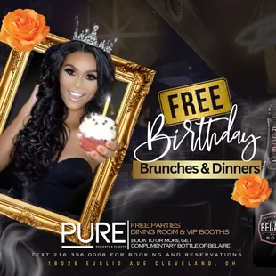 Our flyer to book your next event.