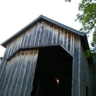Cool barn entrance . . .