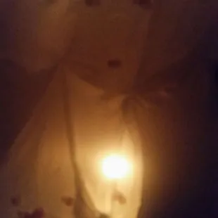 What you look up at in facial room