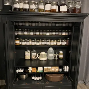 Some of the items used in treatment.