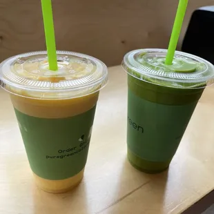 Tropical Breeze and Green Smoothies