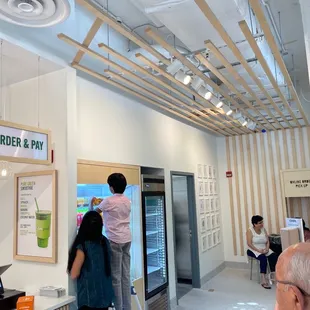 customers at counter