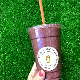 Berry bliss smoothie. Yum!