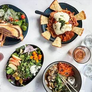 Gluten Free Chicken Parmesan 
Korean Zoodle Bowl
Beet the Odds Salad
Reu-Beet-N Sandwich