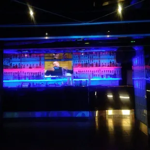 a man behind the bar