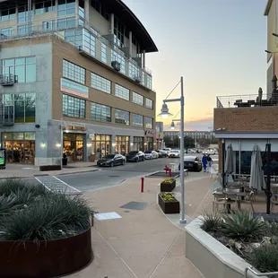 Other shops (Pure Honey on the corner of the building on the right side)