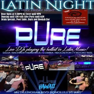 This Friday and Every LAST FRIDAY of the month we will have Dragon House after Latin