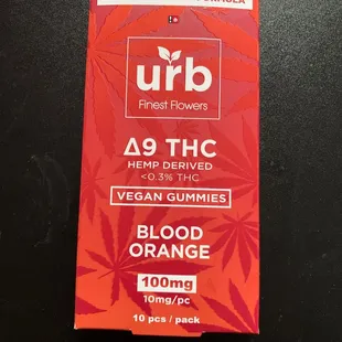 a packet of cbd gummies