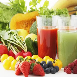 We have fresh pressed juices, anything you want!