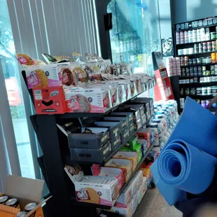 Protein bar selection is huge