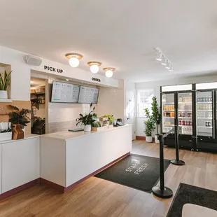 the entrance to the shop