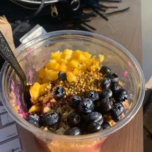 Electric Pink Pitaya Bowl - 24oz. - NO ICE - NO DAIRY