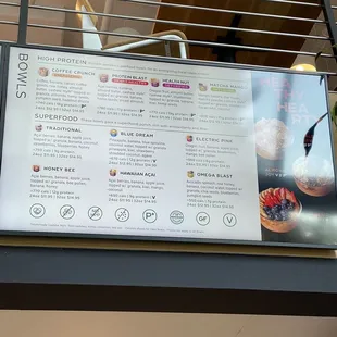 Bowl Menu