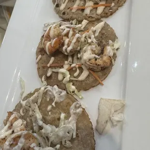 Shrimp Tacos $6 - Happy Hour 4-7