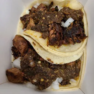 Postmates: 2 Barbacoa Tacos
