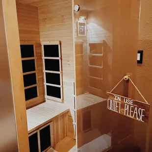 Pure Spas Sauna, every session is FREE for our members.