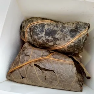 Loctus leaf sticky rice. Ok la