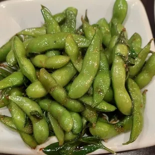 Garlic Edamame