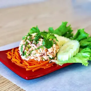 Spicy Chicken Laab Salad