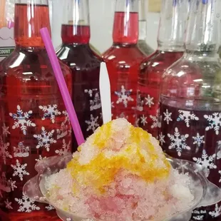 Shaved Ice with Snowie Naturals - no artificial flavors or colors