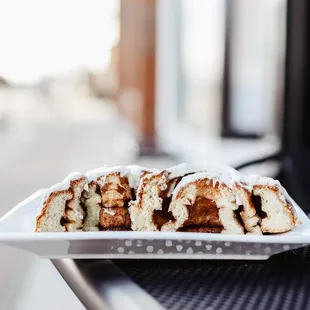 a plate of food on a table
