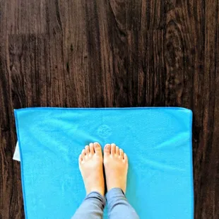 Nice and new floors at Purely Hot Yoga