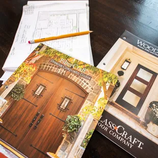 a close up of two books on a table