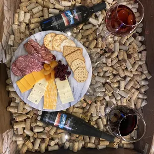 We got the Cabernet Sauvignon reserve (right) and the moscato black (left)