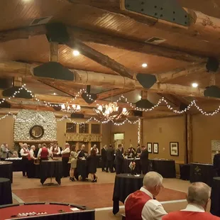 Inside for charity event