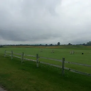 Driving range.