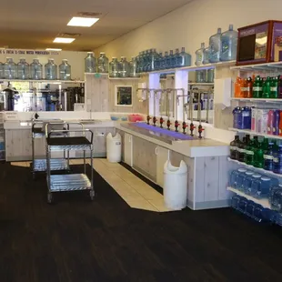 Our new counter set up