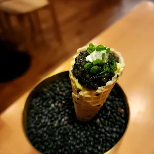 Caviar cone