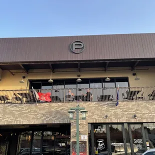 the outside of the building