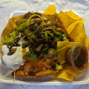 Taco Salad with Steak