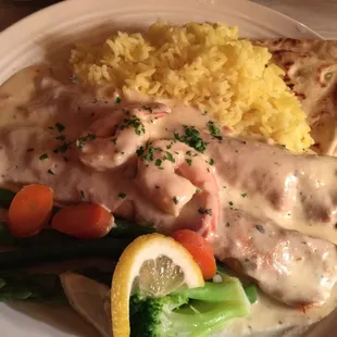 Fantastic meal!  This will be a regular stop for us.  BYOB.  5-8 W-S 11-1 Sun. Full of art from Passion Works.