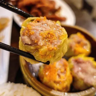 Siu mai- So plump, juicy and good! They do all day dim sum! ~ @seattle.food.diva