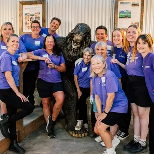 The My Garden Nursery team. The Purple Flamingo Cafe Food Truck is right outside of My Garden Nursery on east Bakerview.