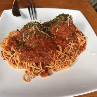 Spaghetti and Meatballs