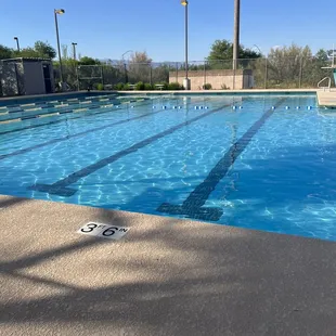 Pool and 3 lap lanes