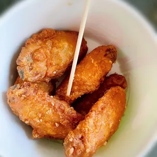 Garlic chicken wings
