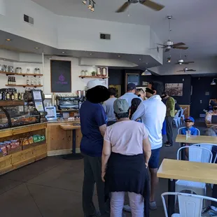 customers waiting for their order