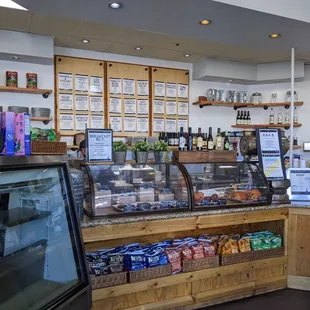 the counter and counter area